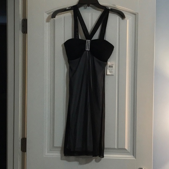 Formal dress black/white size 1/2 - Picture 5 of 6